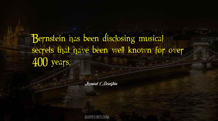 Quotes About Bernstein #1285799