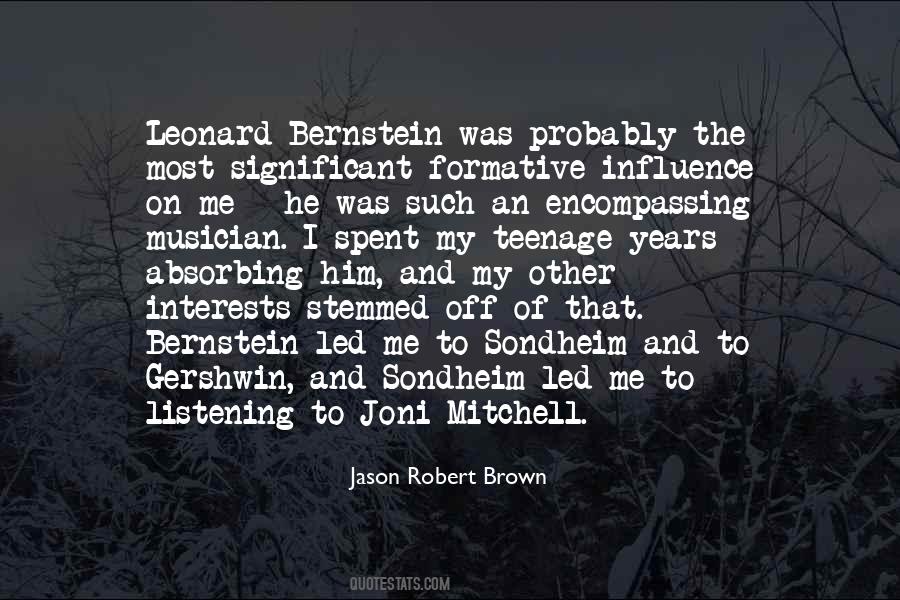 Quotes About Bernstein #1353632