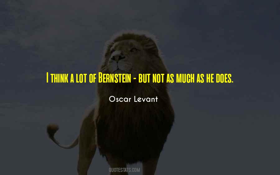 Quotes About Bernstein #647851