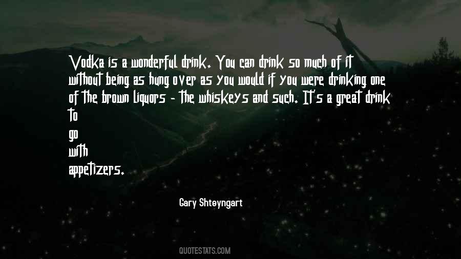 Great Drinking Quotes #882716