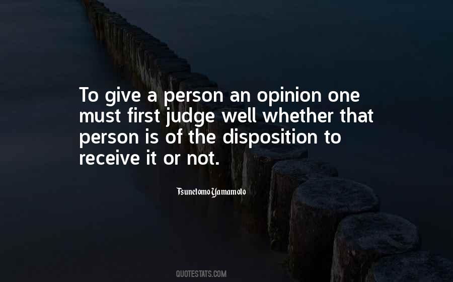 Opinion Is Not Quotes #114834