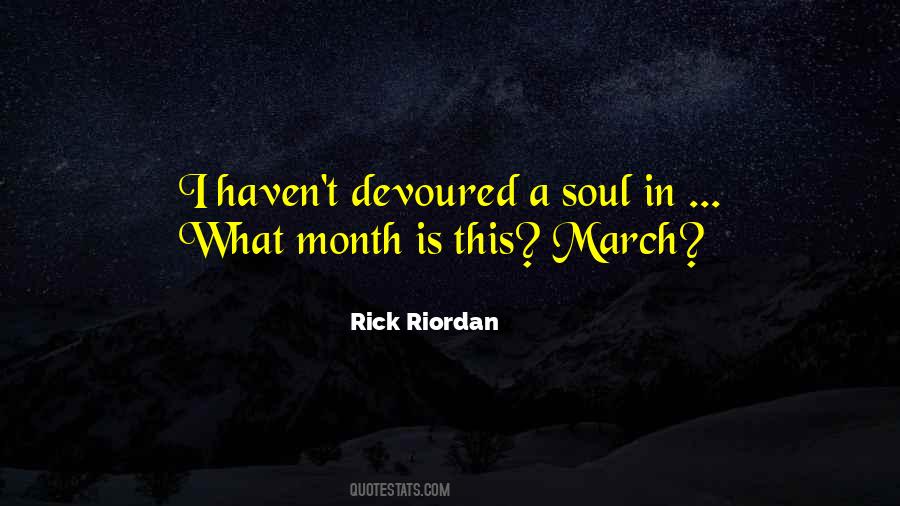 Quotes About Month Of March #437034