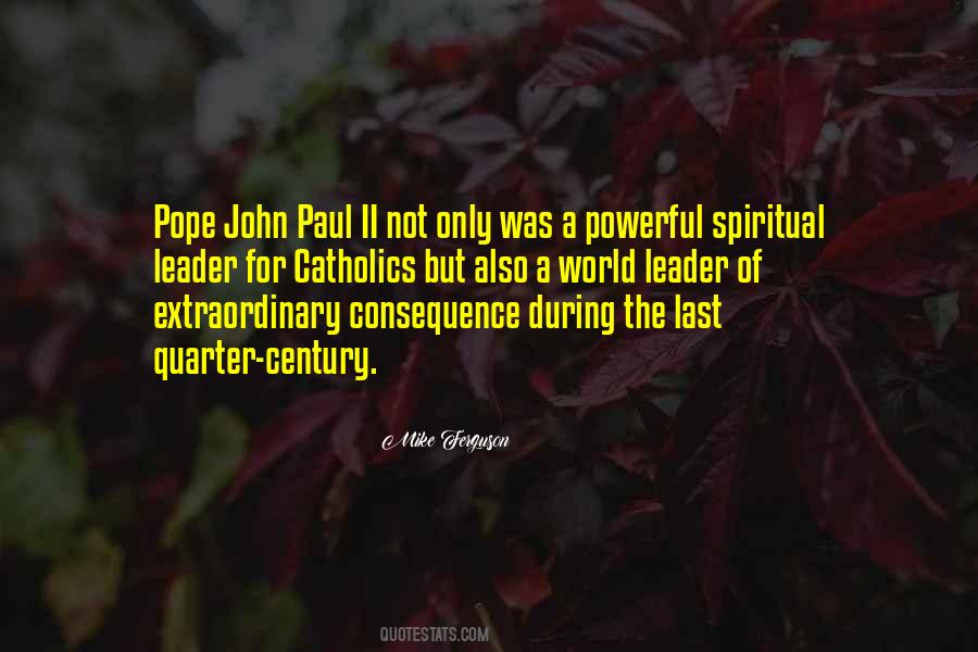 Quotes About John Paul Ii #103370