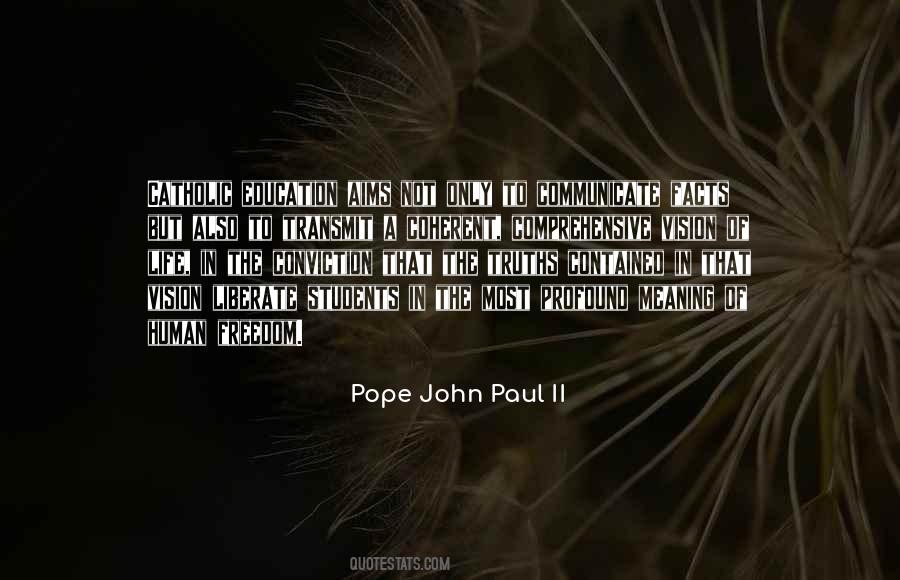 Quotes About John Paul Ii #13865