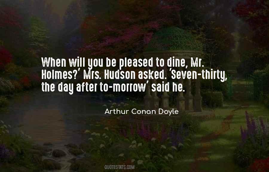 Arthur Conan Doyle Sherlock Quotes #470811