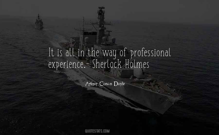 Arthur Conan Doyle Sherlock Quotes #579981