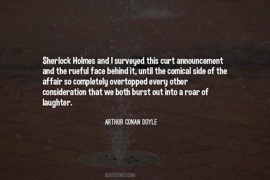 Arthur Conan Doyle Sherlock Quotes #741425