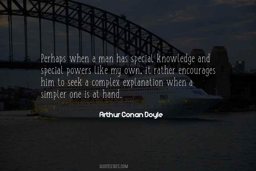 Arthur Conan Doyle Sherlock Quotes #755443