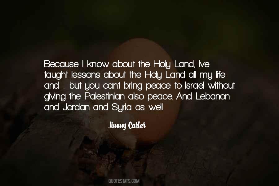 Quotes About The Holy Land #368332