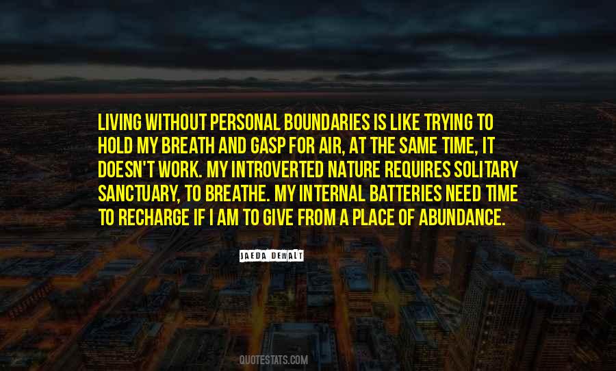 Quotes About Personal Boundaries #266393