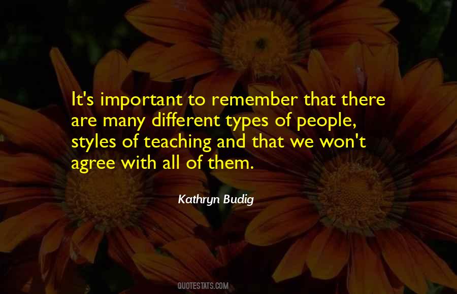 Quotes About Teaching Styles #220147