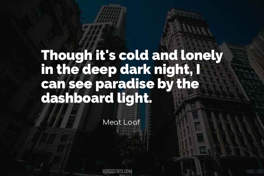 Quotes About Lonely Night #1307534