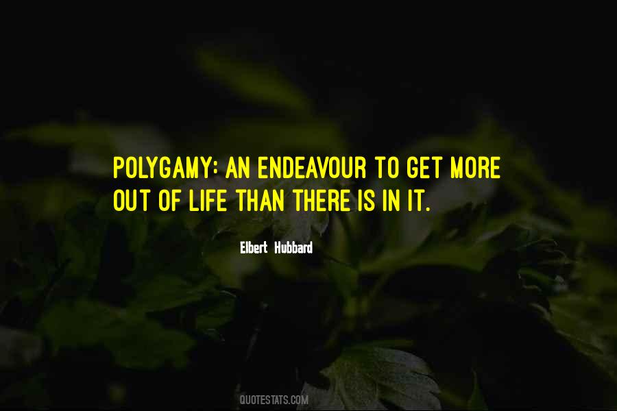 Quotes About Polygamy #1429659