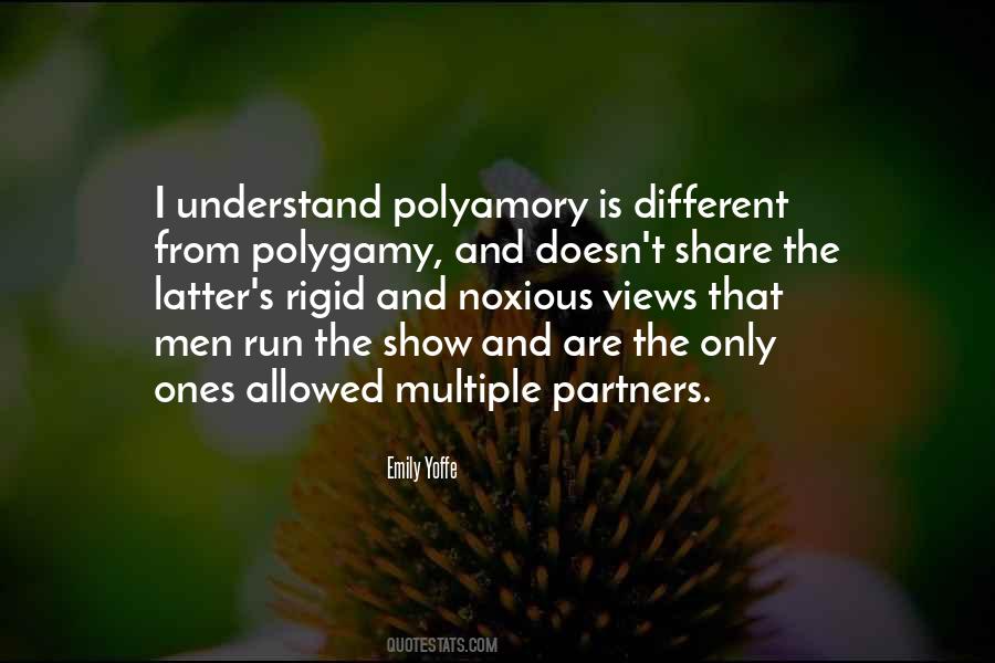 Quotes About Polygamy #1848098