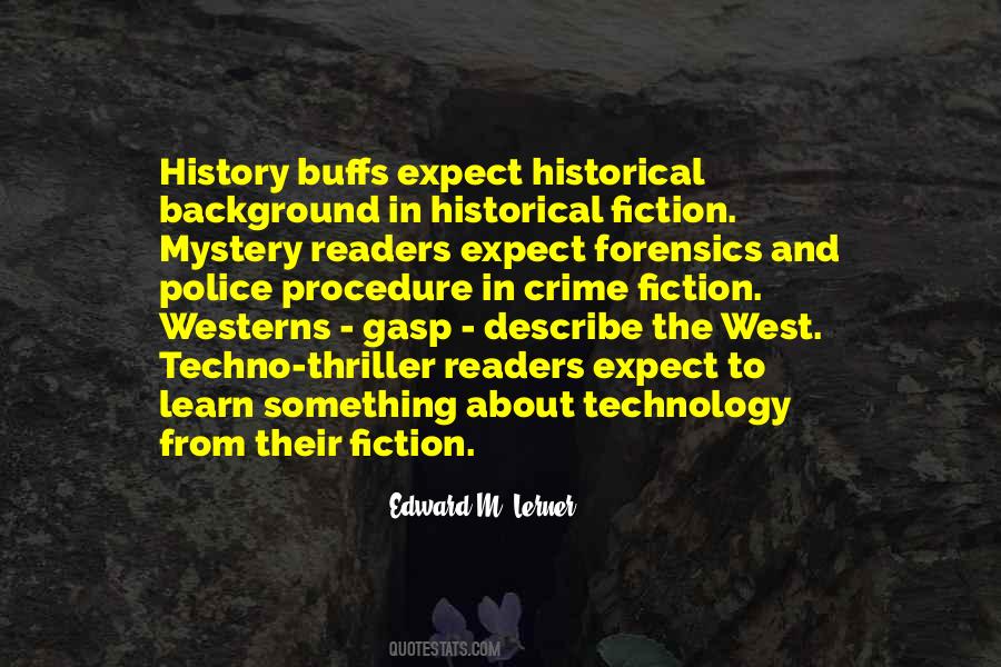 Historical Fiction Mystery Quotes #650569