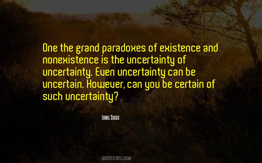 Quotes About Paradoxes #1384538