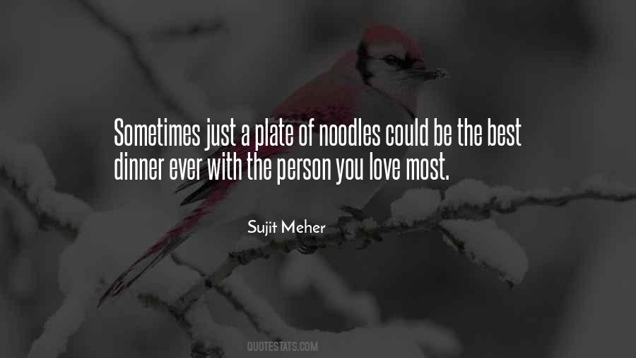 Quotes About Noodles #1568168