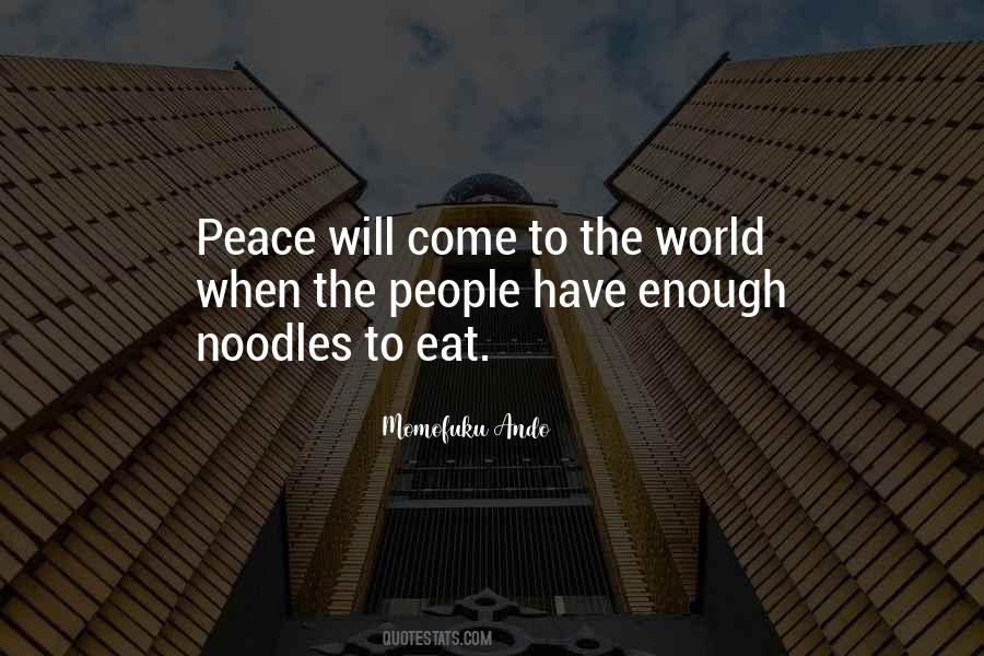 Quotes About Noodles #76200