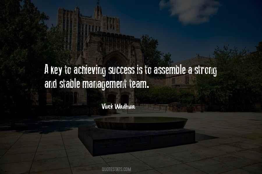Quotes About Management Team #1348472