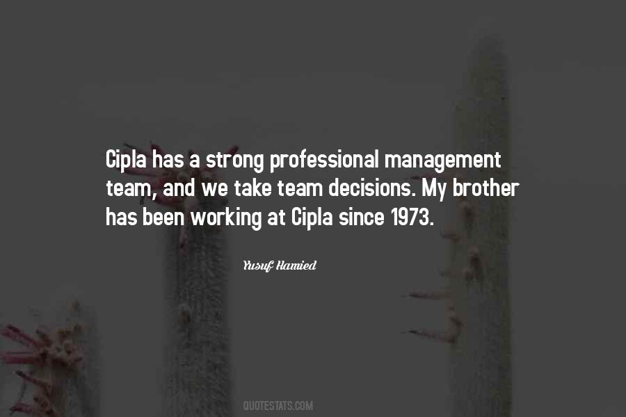 Quotes About Management Team #66450