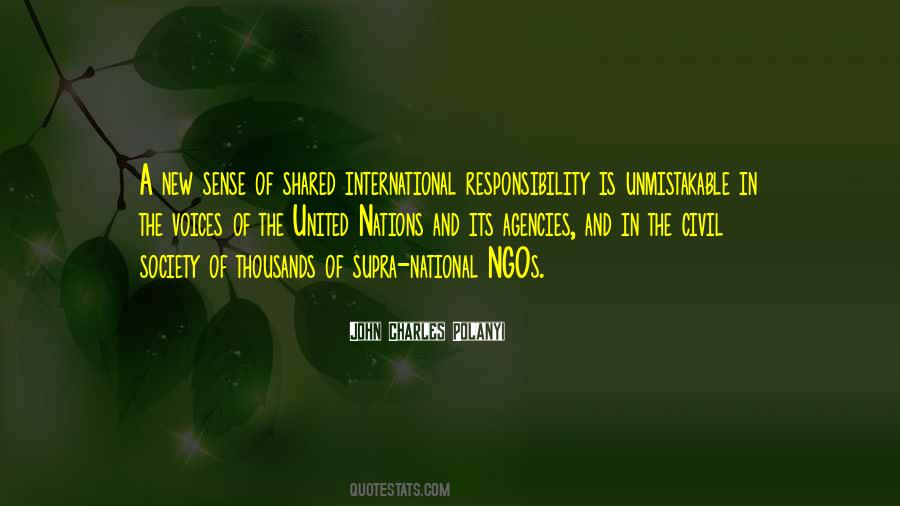 Quotes About Shared Responsibility #194165