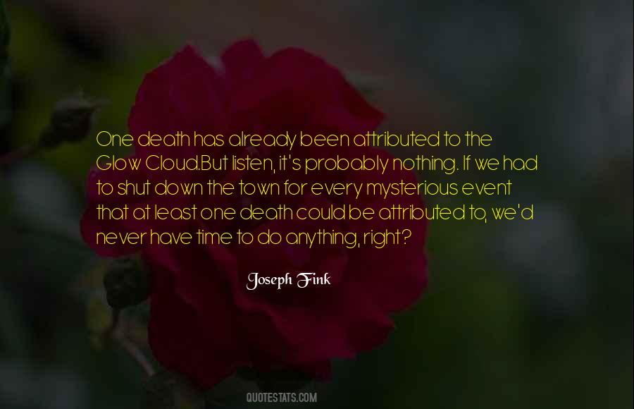 Death Event Quotes #1683482