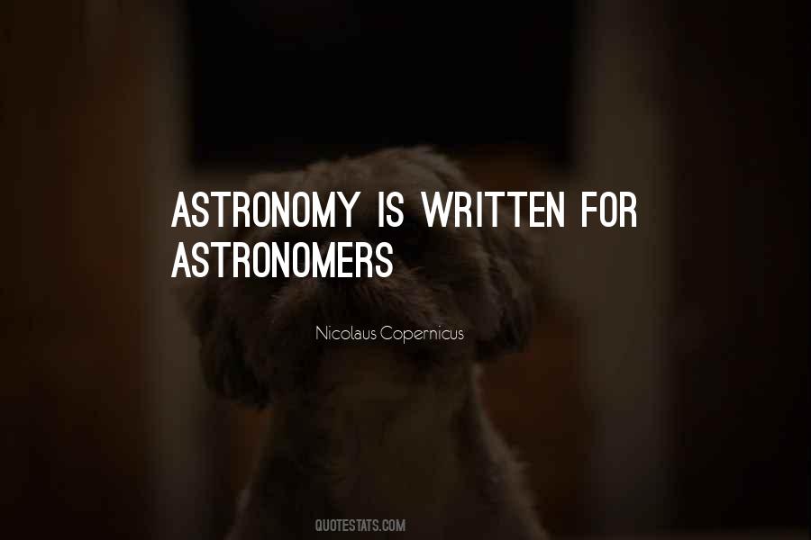 Quotes About Astronomers #1618629