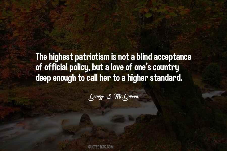 Quotes About Blind Patriotism #729885