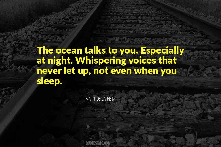 Quotes About The Ocean At Night #1050495
