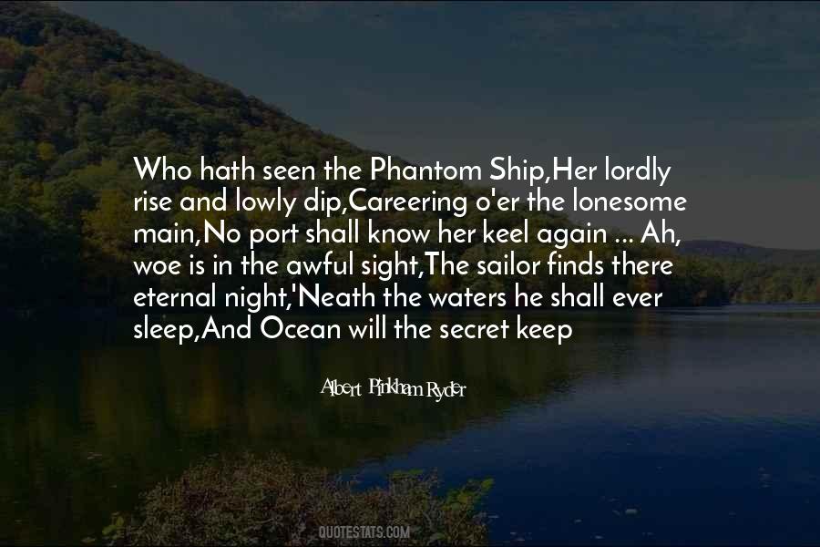 Quotes About The Ocean At Night #1566922