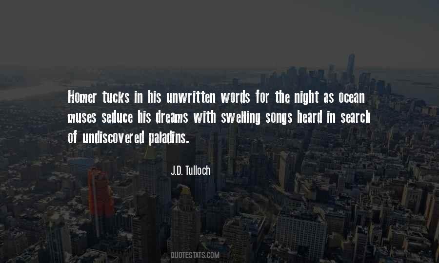 Quotes About The Ocean At Night #805006