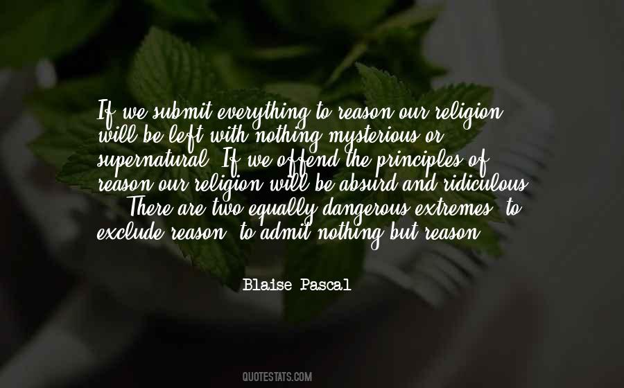 Quotes About Reason And Religion #1262925