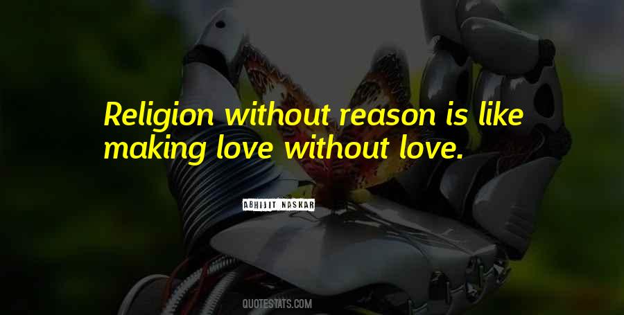 Quotes About Reason And Religion #600484