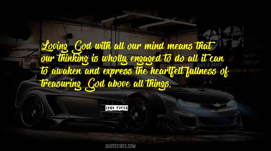 Quotes About Loving God #1688899