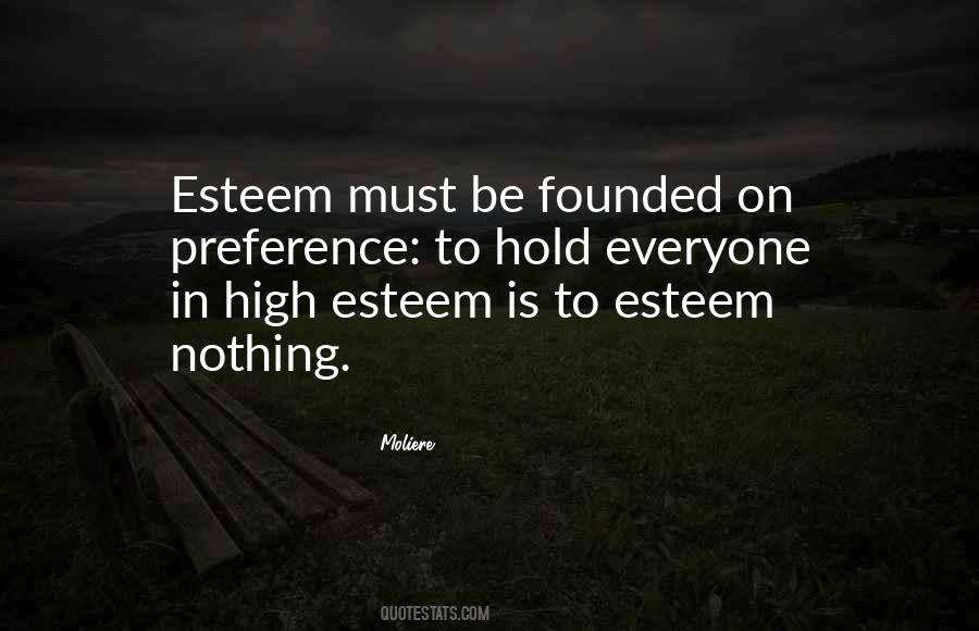 Quotes About Esteem #1718814