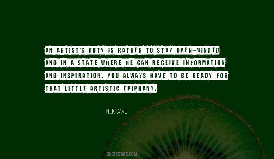 Quotes About Artistic Inspiration #960323