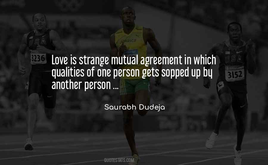 Love Is Mutual Quotes #711280