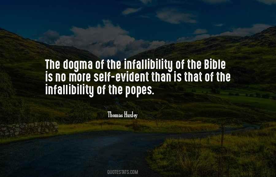 Quotes About Infallibility #1053772