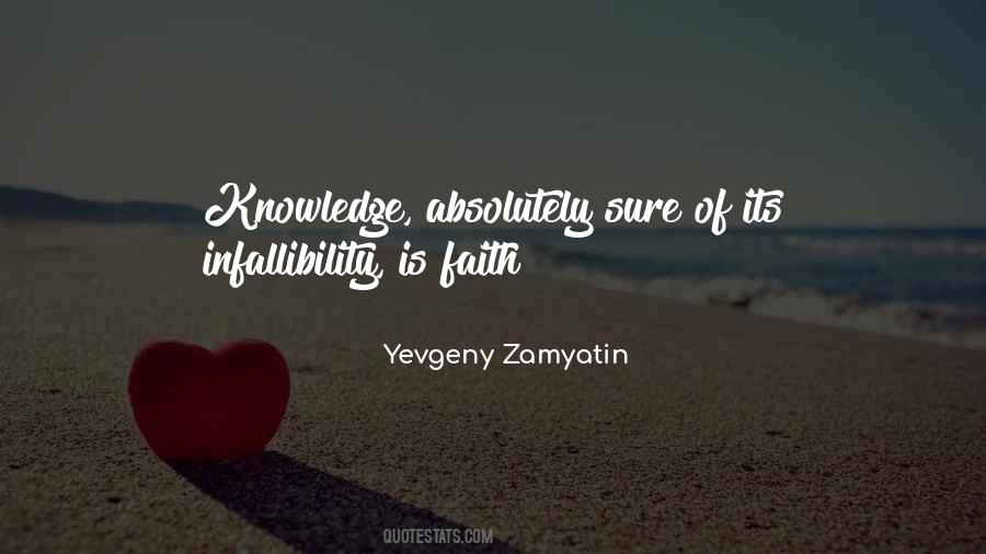 Quotes About Infallibility #1474370