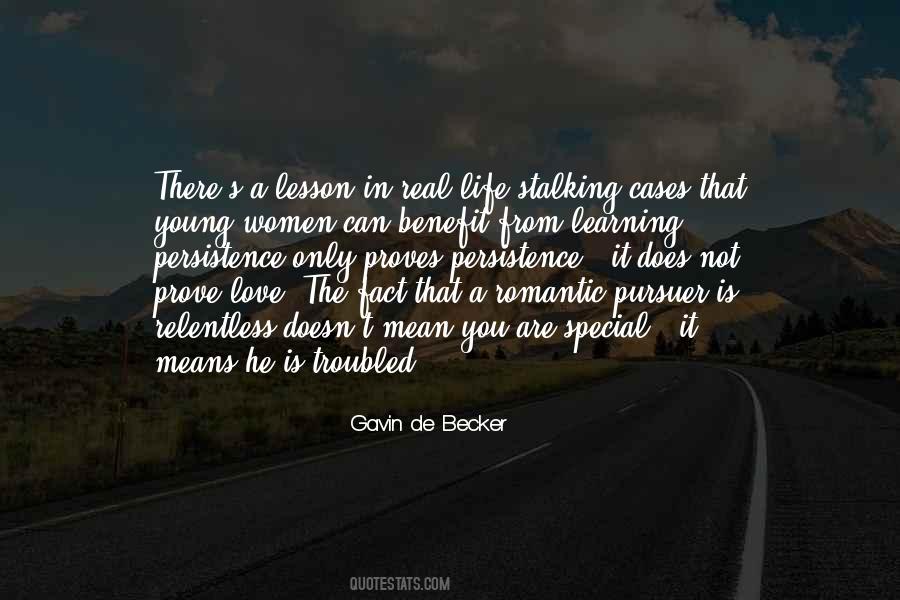 Quotes About Persistence And Love #1572225