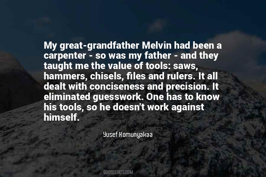 Quotes About Carpenter #1171681