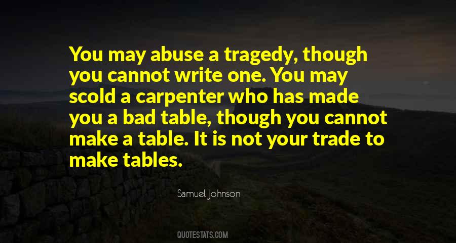 Quotes About Carpenter #1604462