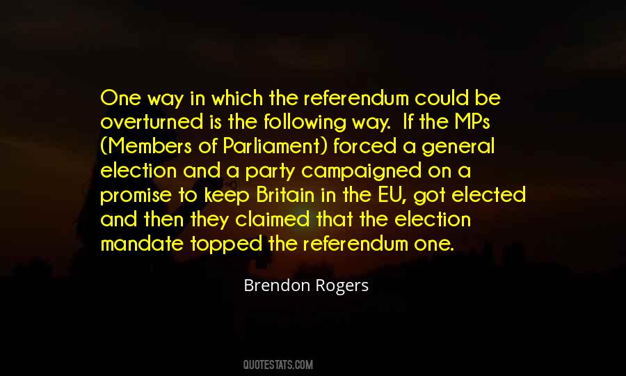 Quotes About Eu Referendum #641638