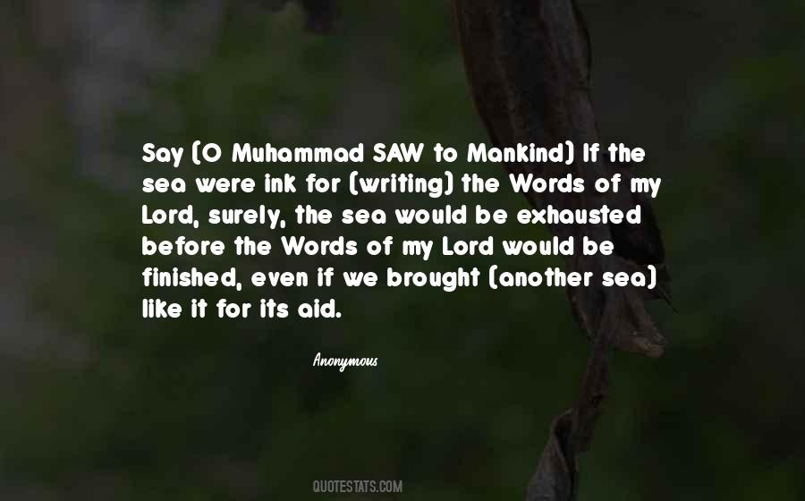 Quotes About Muhammad Saw #1011956