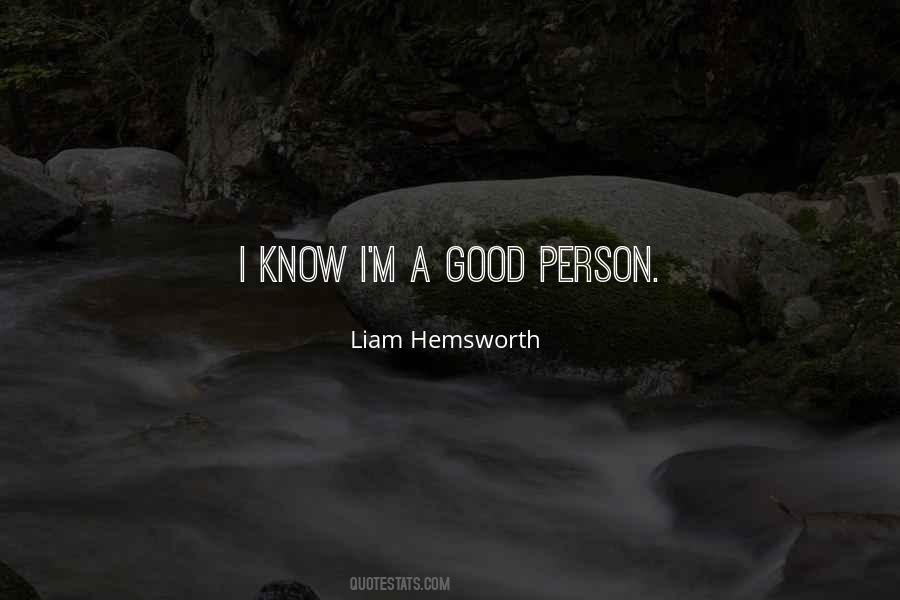 Quotes About A Good Person #1251069