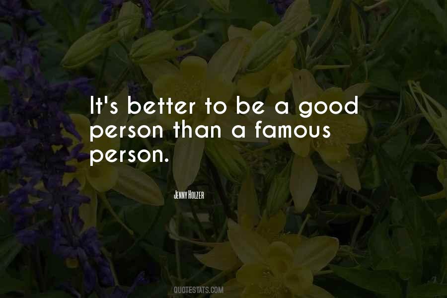 Quotes About A Good Person #1754355