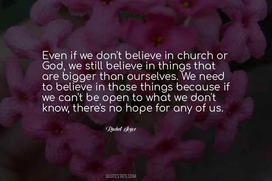 Hope Church Quotes #1115938