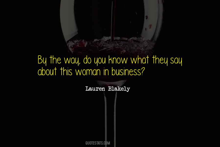 Quotes About Business Woman #650441