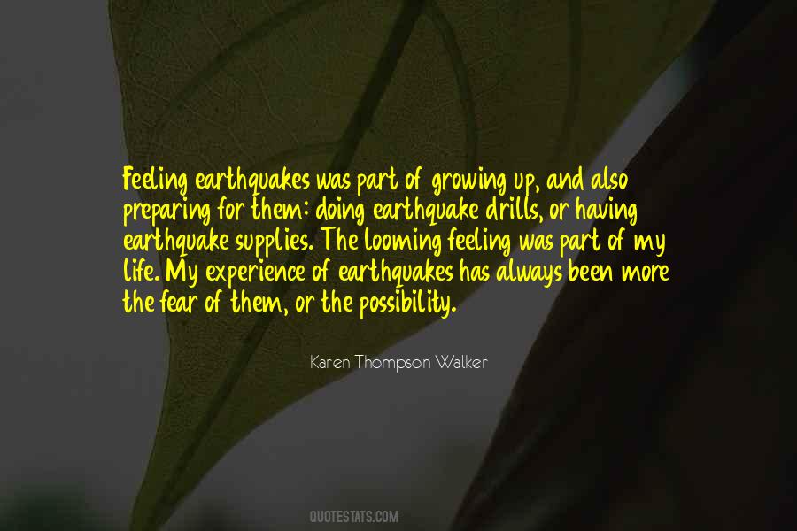 Quotes About Earthquake #1815199