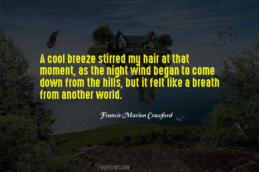 Quotes About Cool Breeze #119866